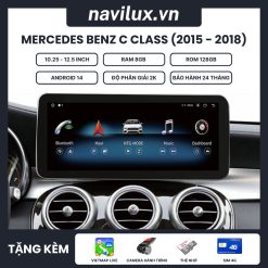 Màn Hình NaviLux Mercedes Benz C Class (2015-2018)