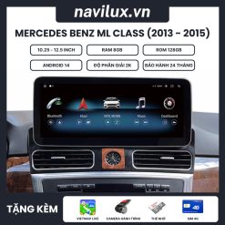 Màn Hình NaviLux Mercedes Benz ML Class (2013-2015)